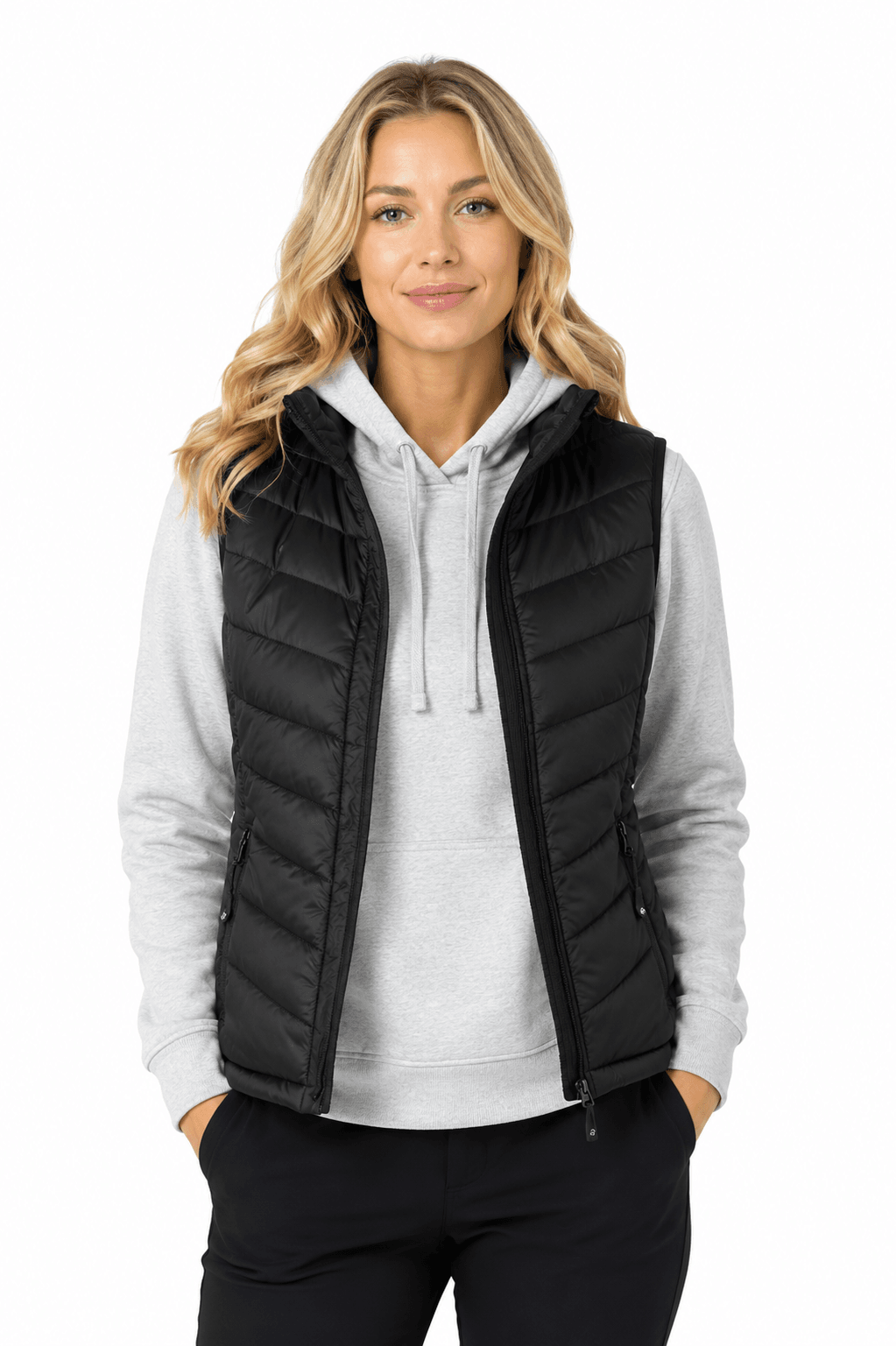Snowy Lady Vests