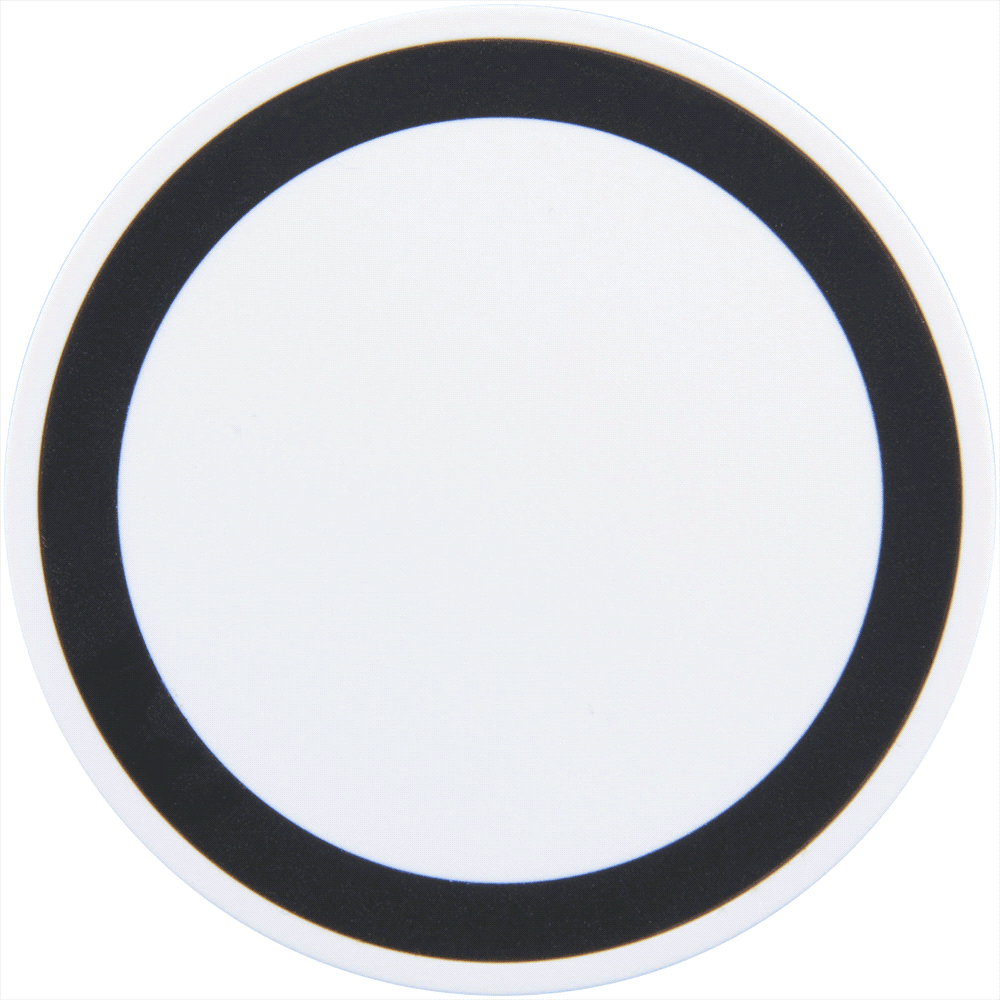 Freal Wireless Charging Pad, White/Solid Black