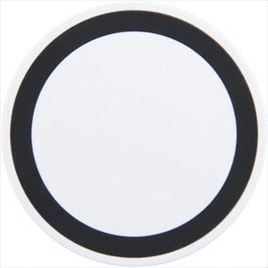 Freal Wireless Charging Pad, White/Solid Black