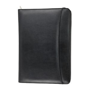 The Manhattan A4 Imitation Leather Zip Compendium