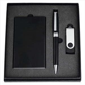 Powerbank, USB (4GB) & Pen Giftset