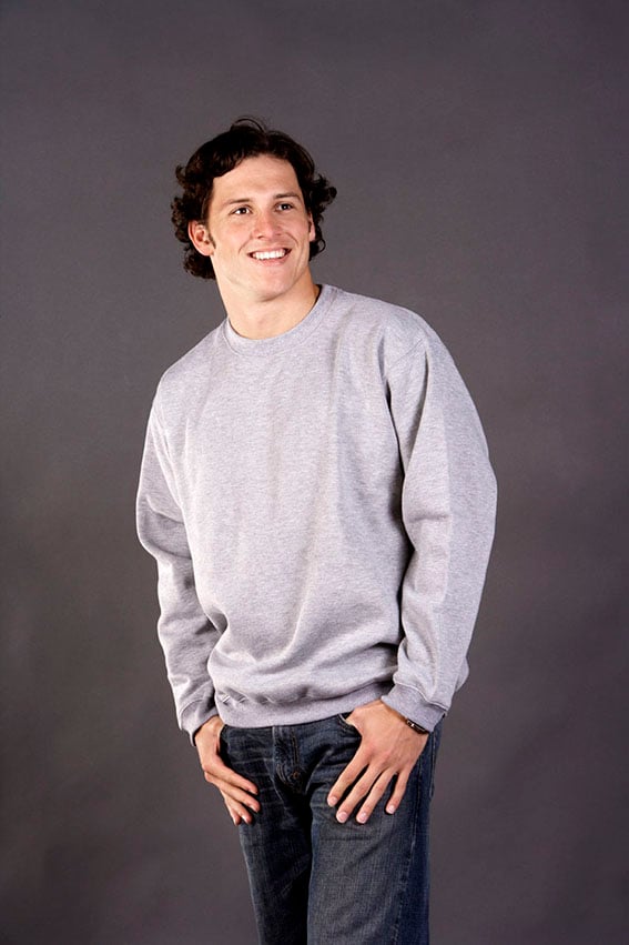 Traditional Fleecy Sloppy Joe, Crew Neck