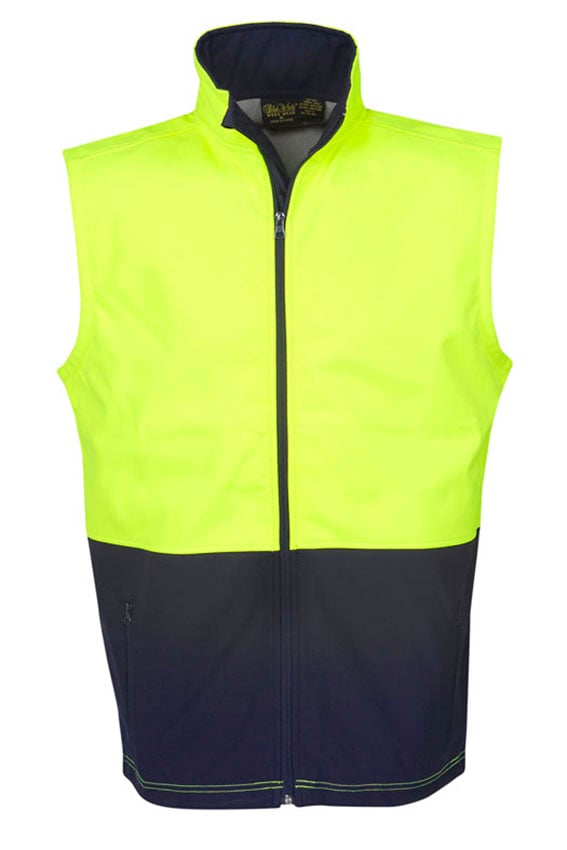 Hi Vis soft shell vest,day use