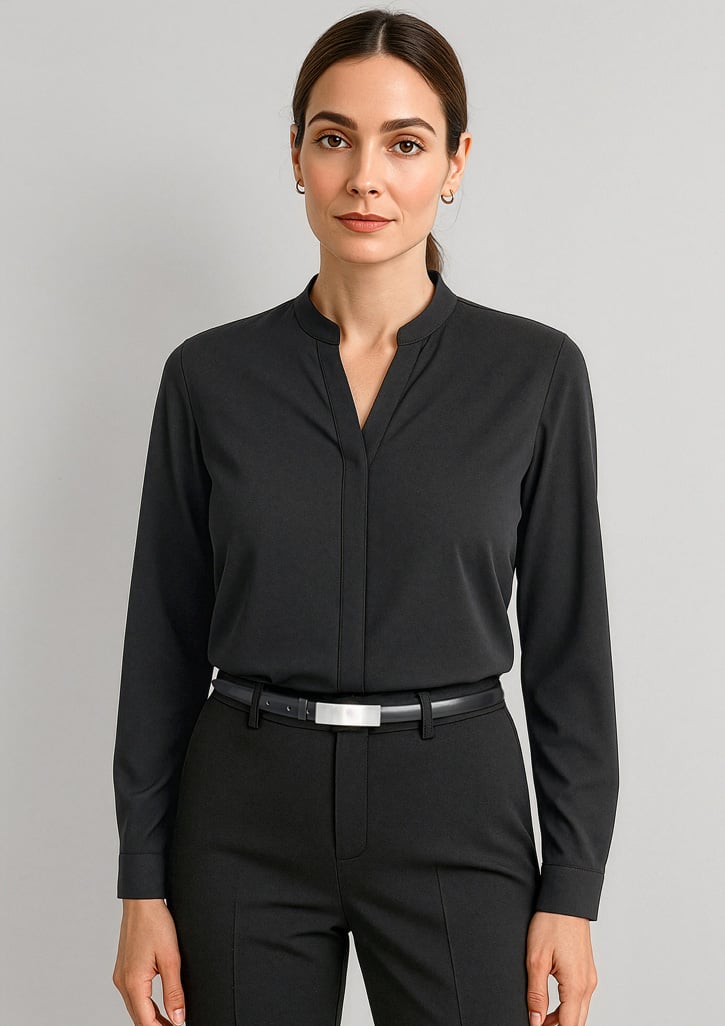 Juliette Womens Long Sleeve Blouse