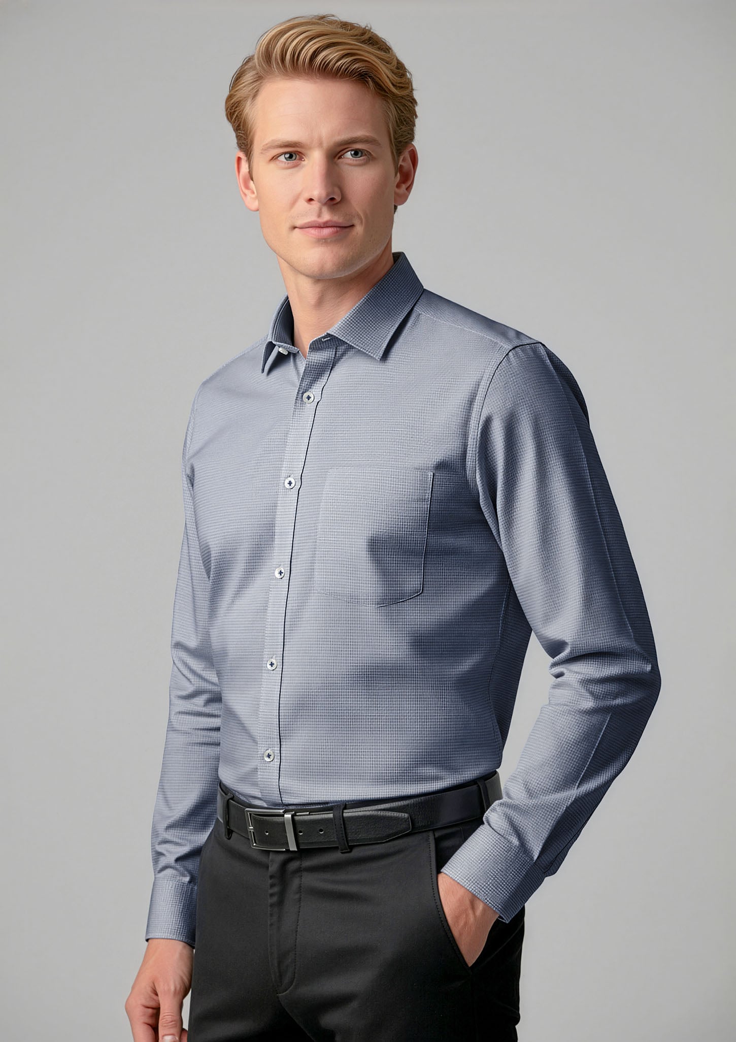 Bristol Mens Classic Long Sleeve Shirt