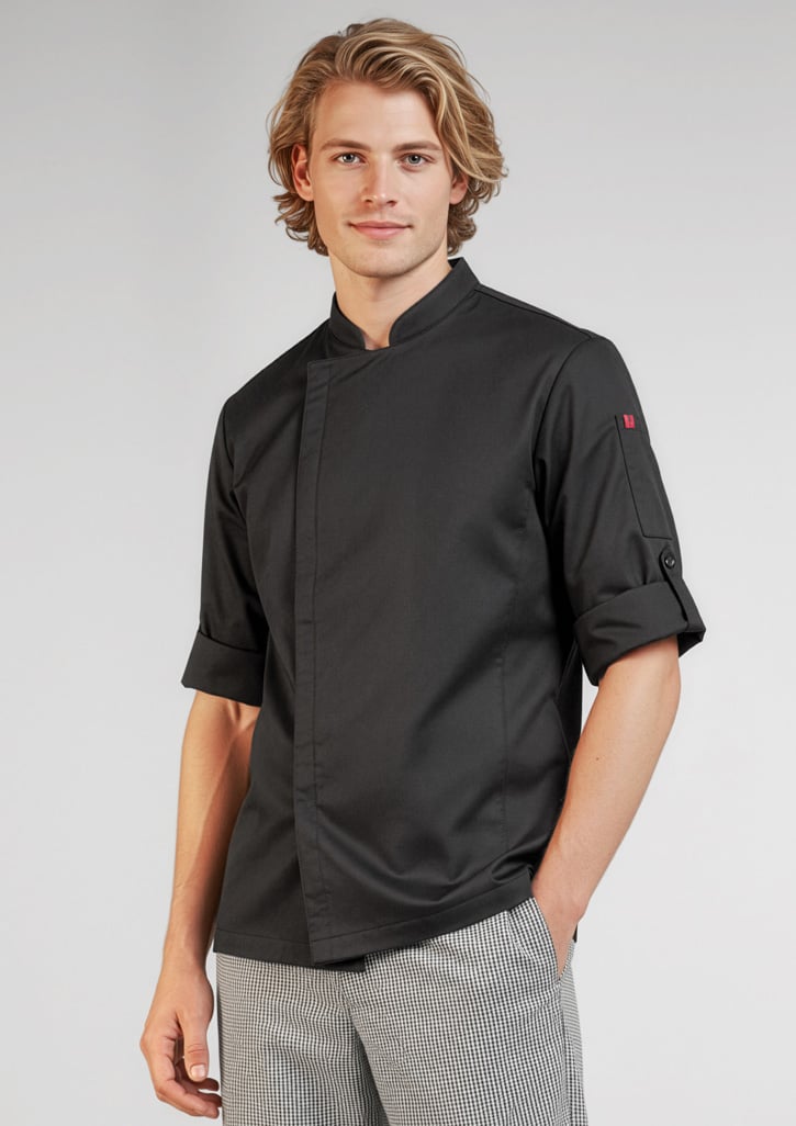 Alfresco Mens Long Sleeve Chef Jacket