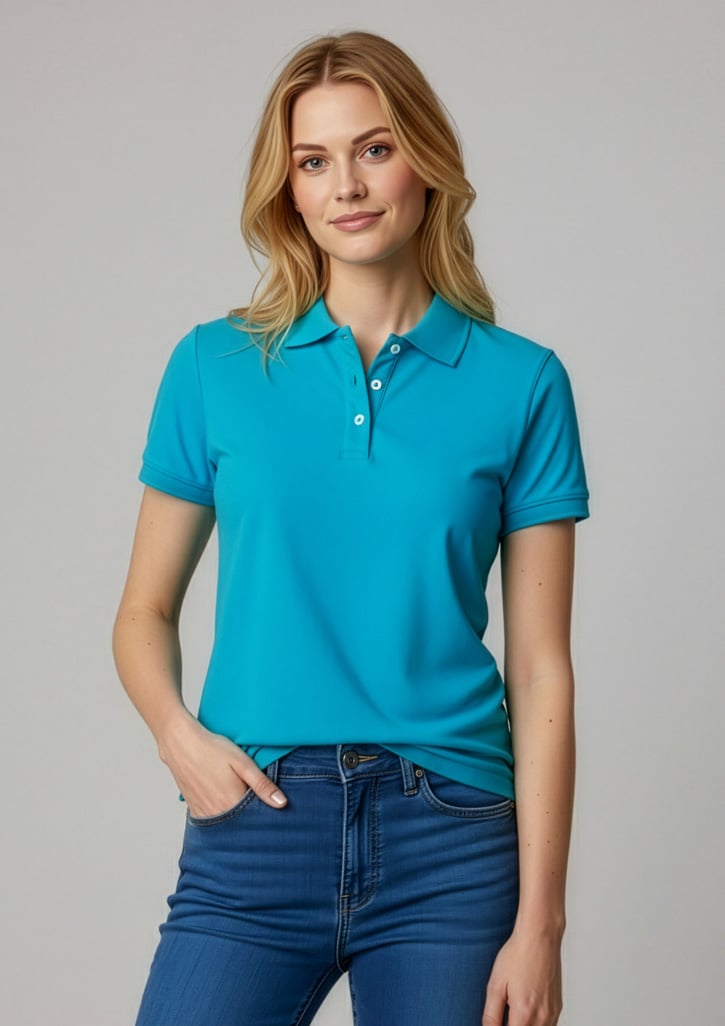 Neon Womens Short Sleeve Polo