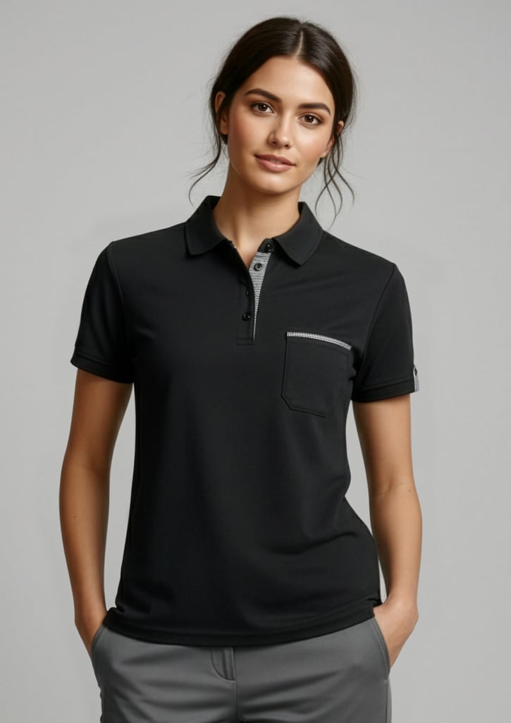 Edge Womens Short Sleeve Polo