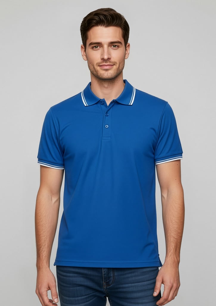 Cambridge Mens Short Sleeve Polo