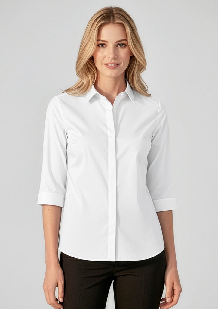 Charlie Womens 3/4 Sleeve Shirt