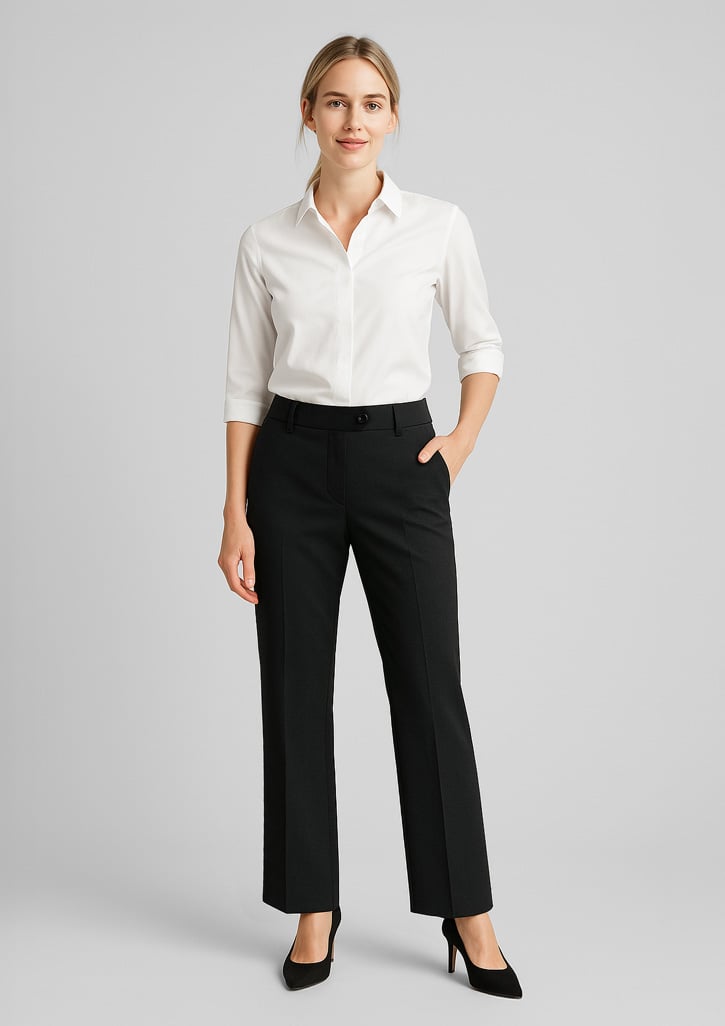 Comfort Wool Stretch Womens Adjustable Waist Pant