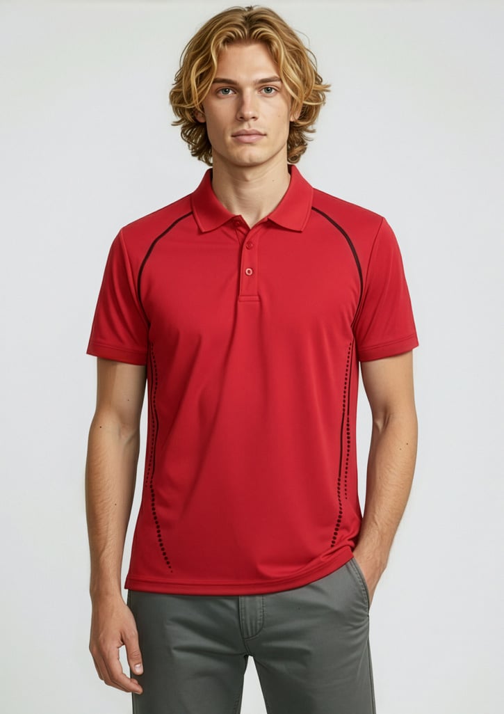 Cyber Mens Short Sleeve Polo