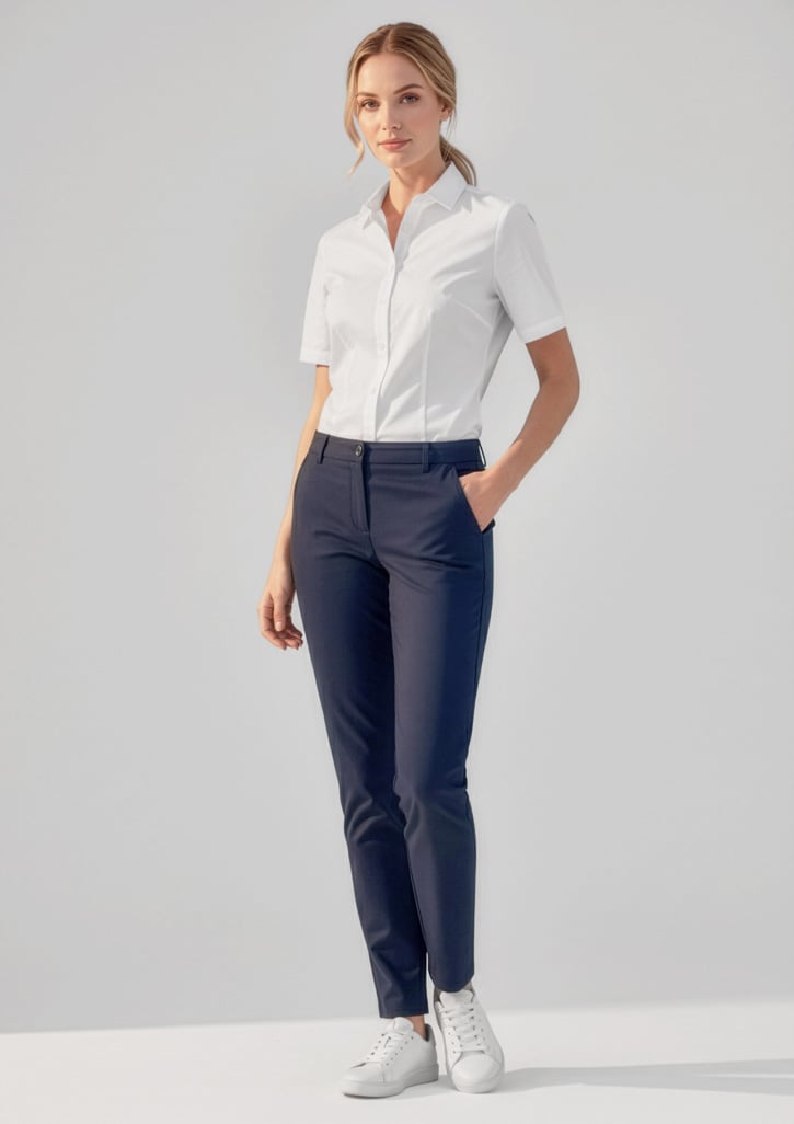 Comfort Waist Womens Slim Leg Pant