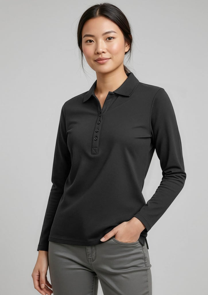 Crew Womens Long Sleeve Polo