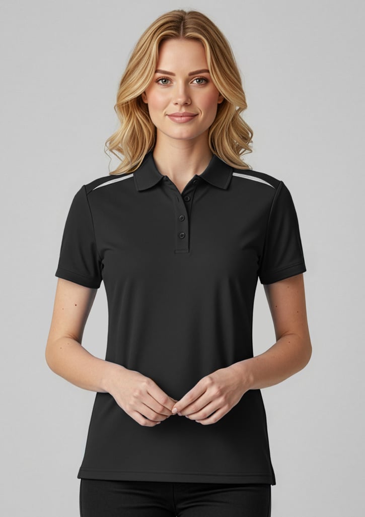 Sonar Womens Short Sleeve Polo