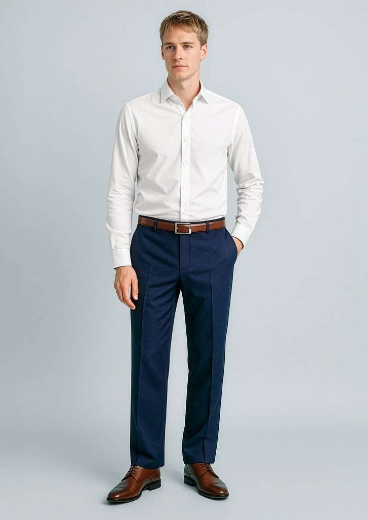 Cool Stretch Mens Flat Front Pant (Regular)