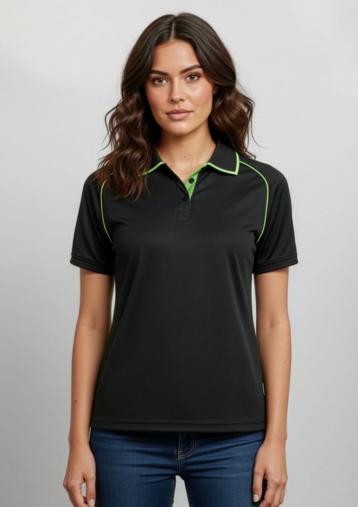 Fusion Womens Short Sleeve Polo