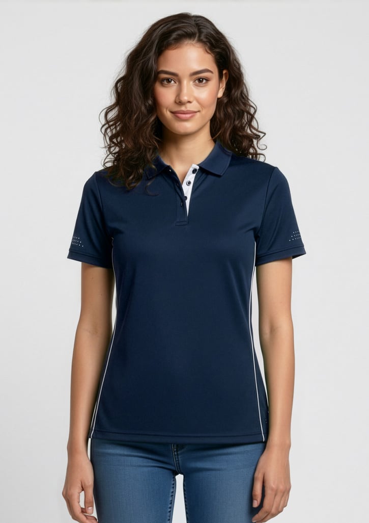 Balance Womens Short Sleeve Polo