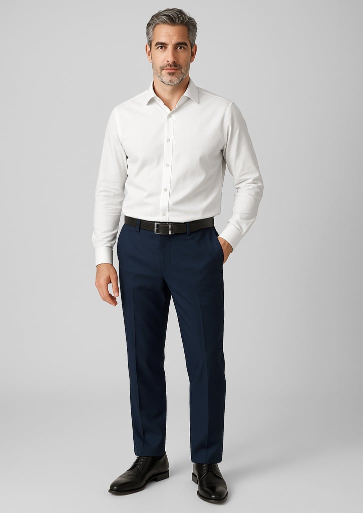 Comfort Wool Stretch Mens Adjustable Waist Pant