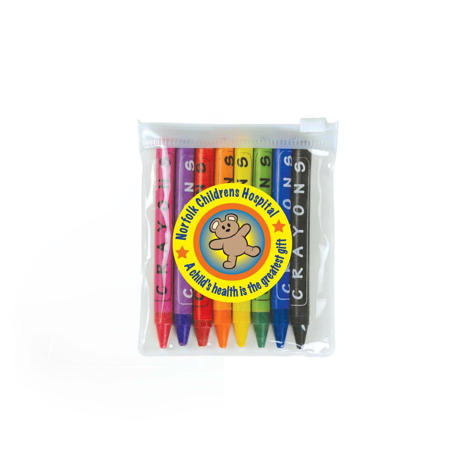 Louvre Crayons in PVC Zipper Pouch
