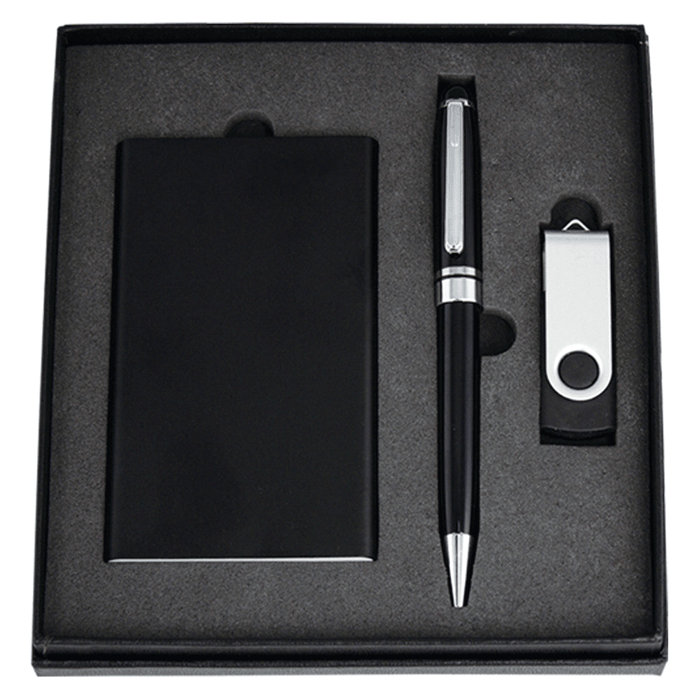 Powerbank, USB (4GB) & Pen Giftset