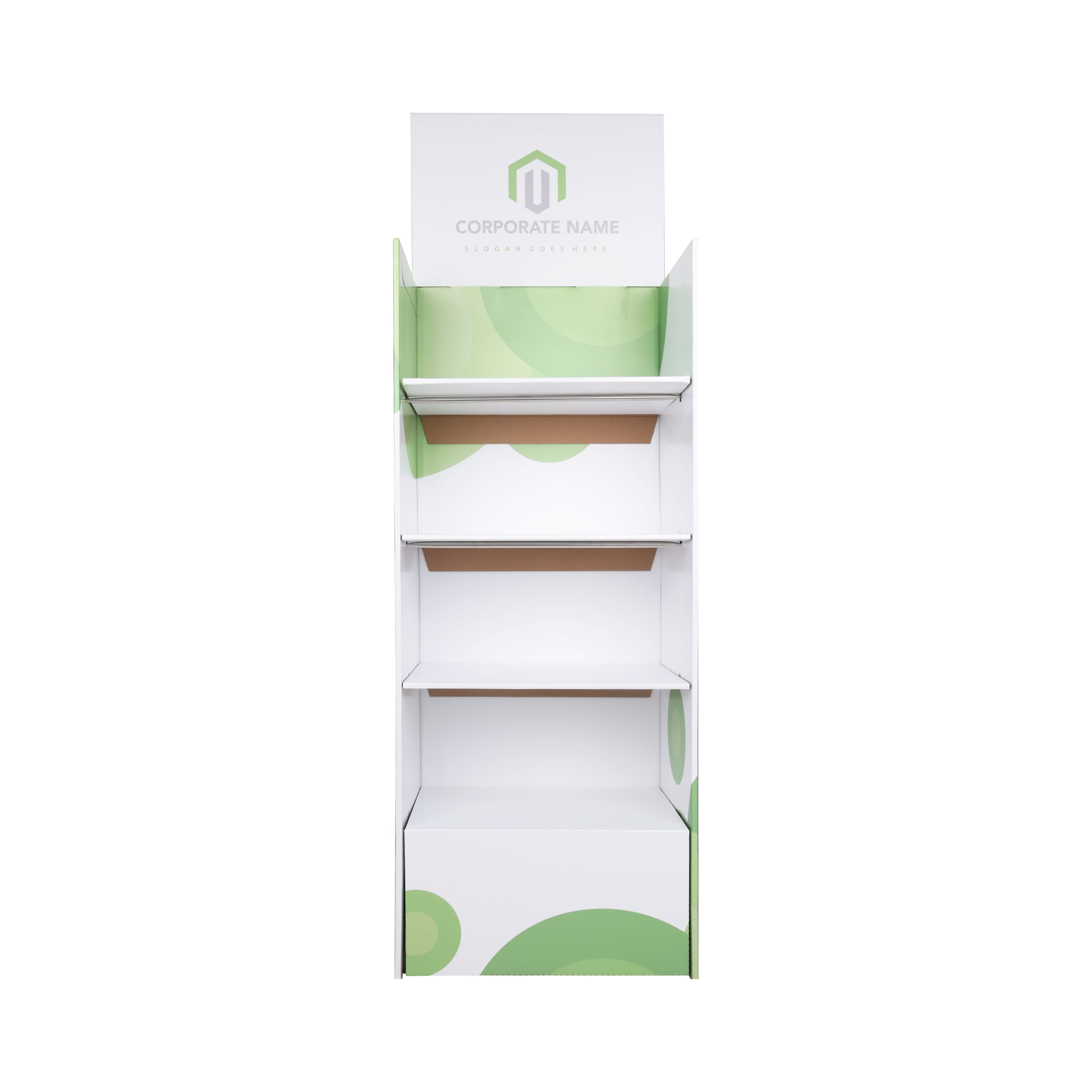 Self Assembly Standard Cardboard Floor Display