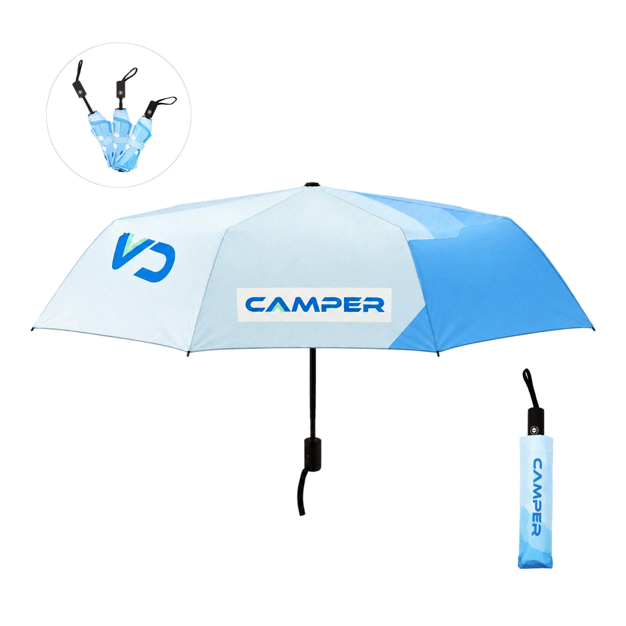 21'' Anti-rebound Folding Umbrella