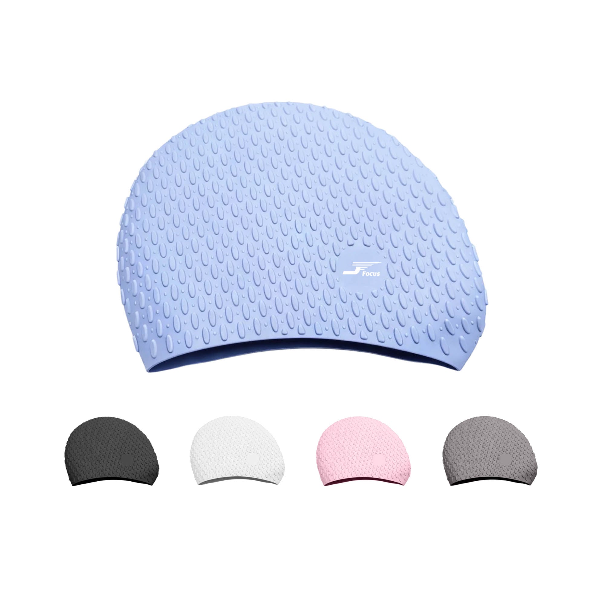 Premium Silicone Swimming Cap-Water Droplets