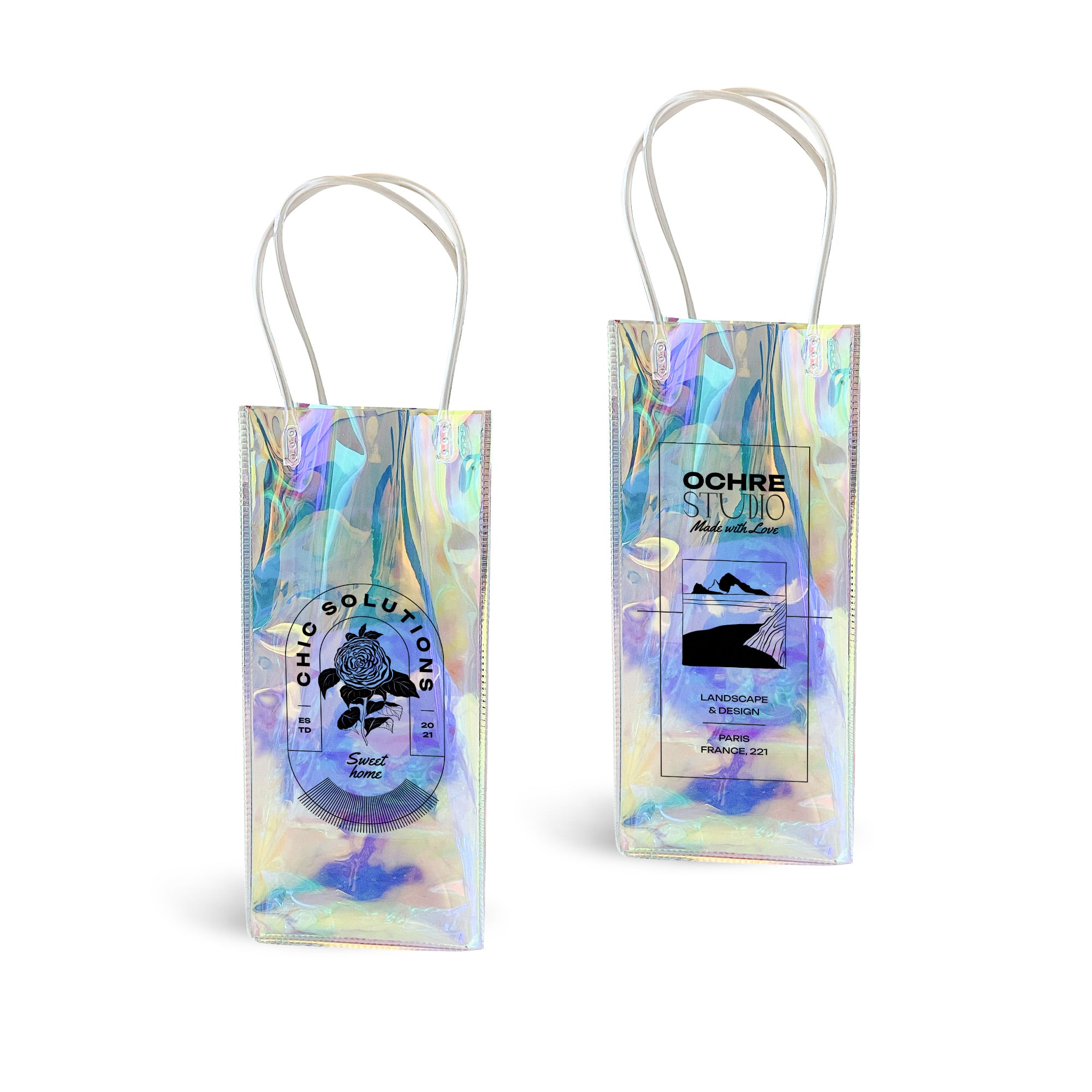 PVC Laser Wine Ice Bag