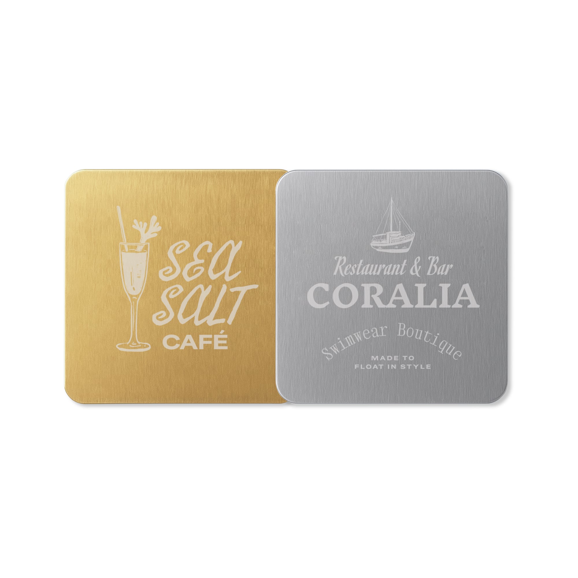 Square Metal Coaster
