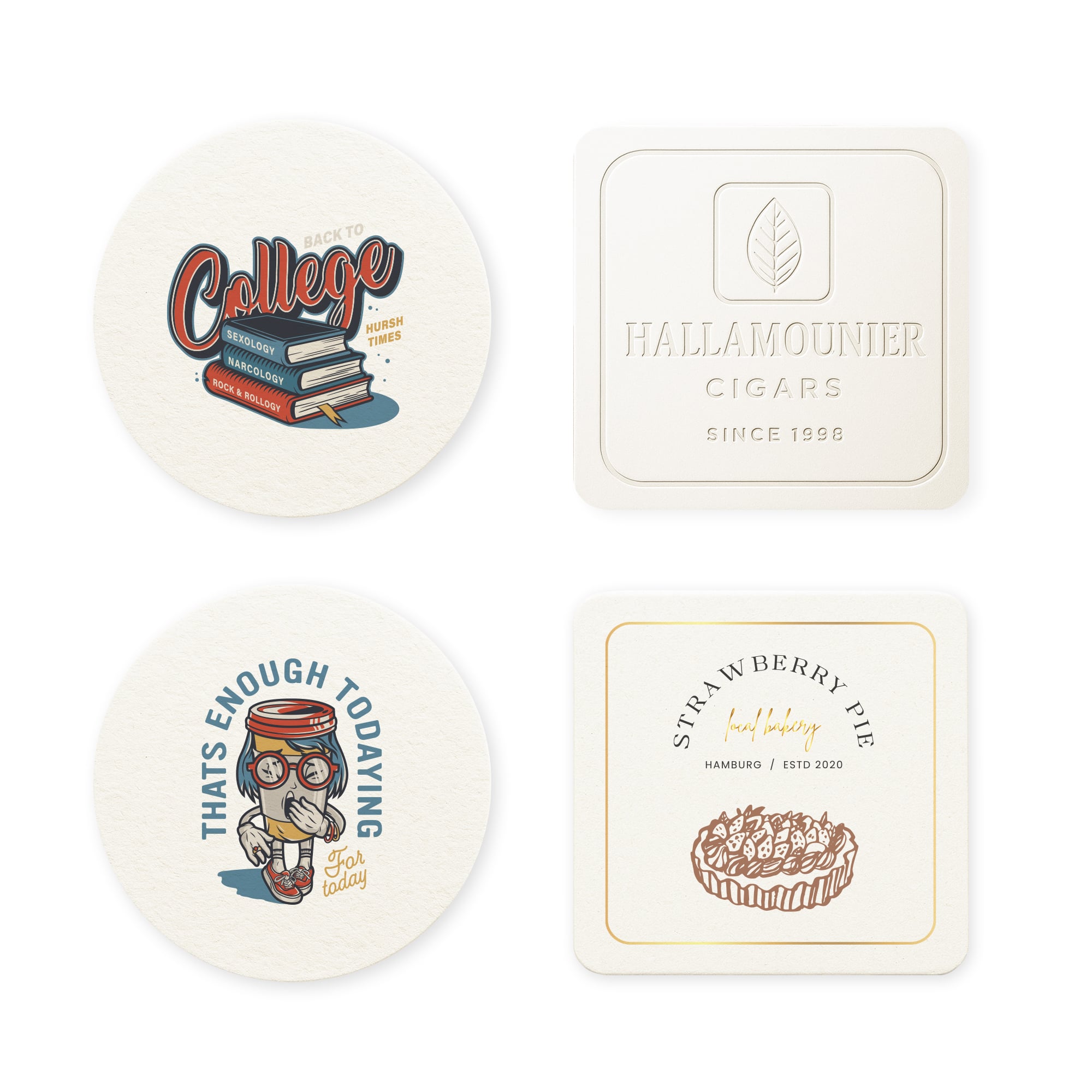 Absorbent Paper Coaster