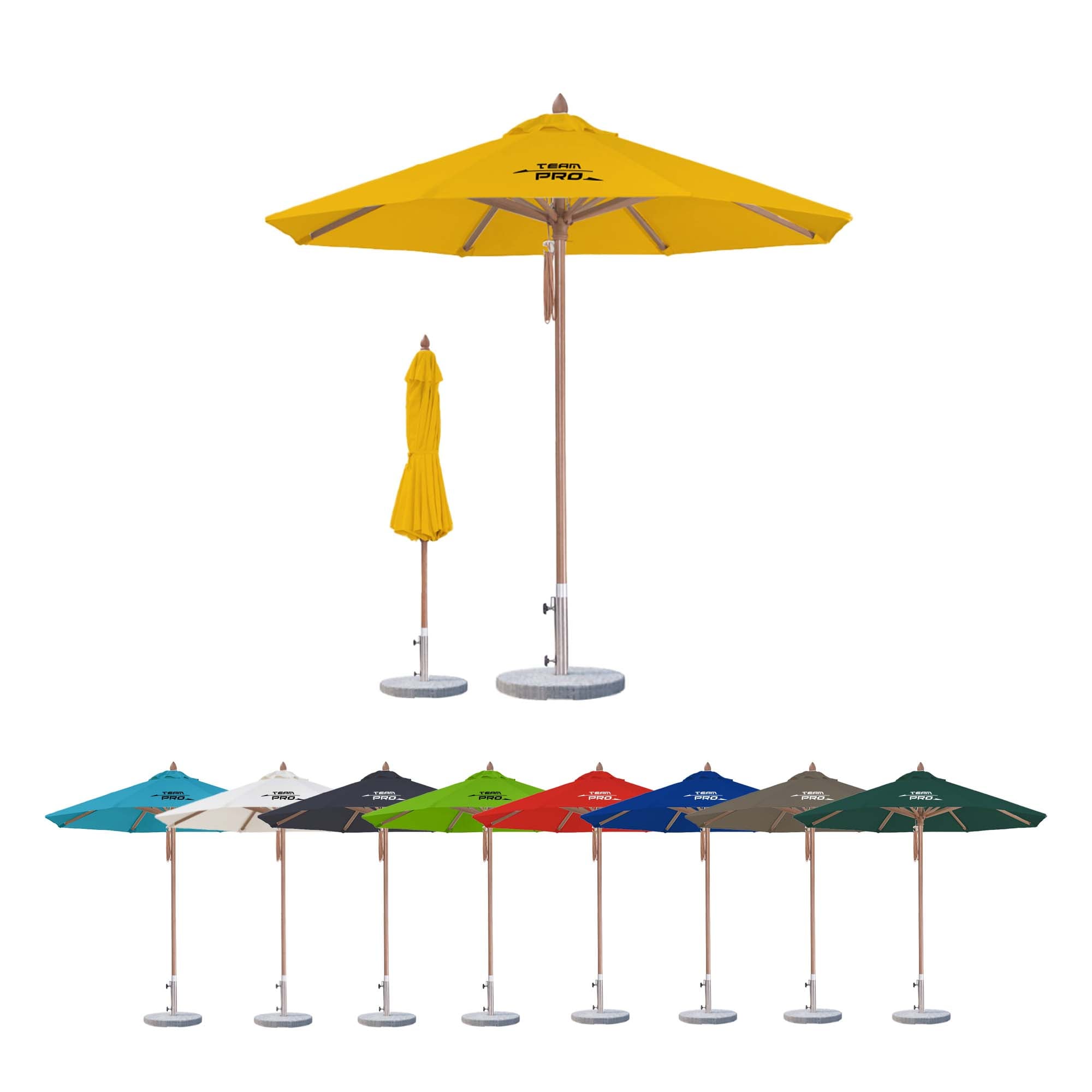 3x3m Wind-resistant Octagon Stock Colour Outdoor Umbrella