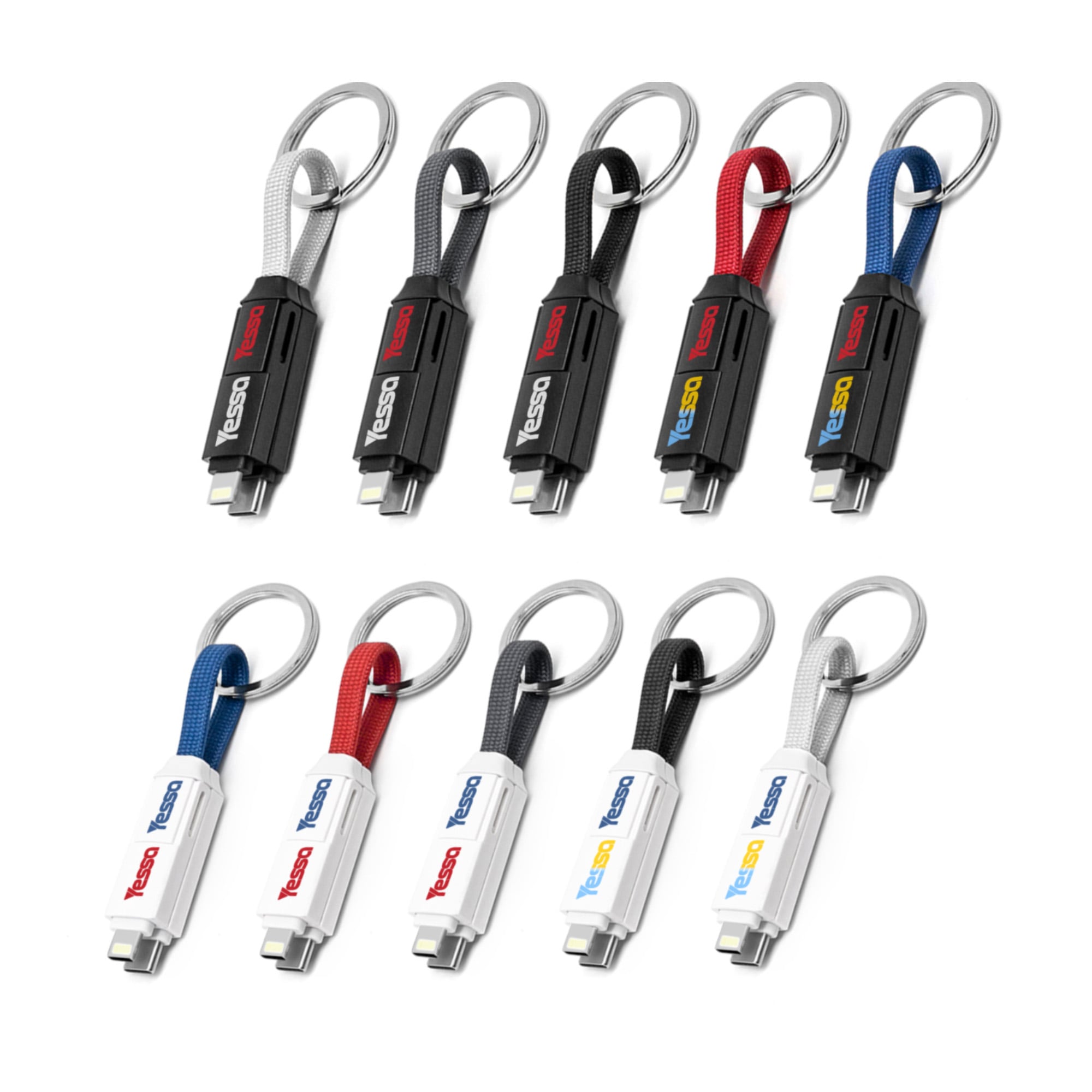 60W 3-In-1 ABS Charging Cable