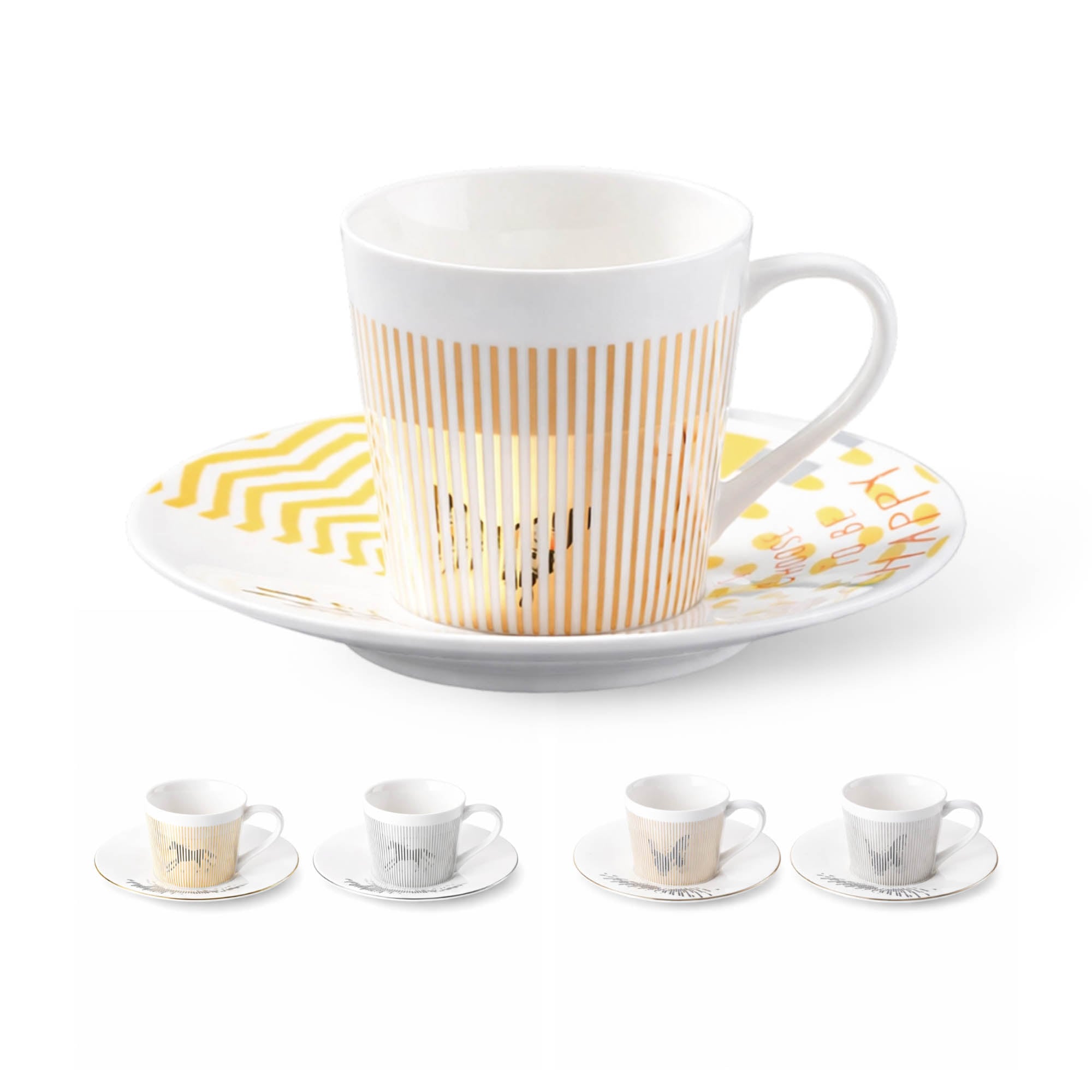 250ML Dynamic Ceramic Mirror Reflection Coffee Mug