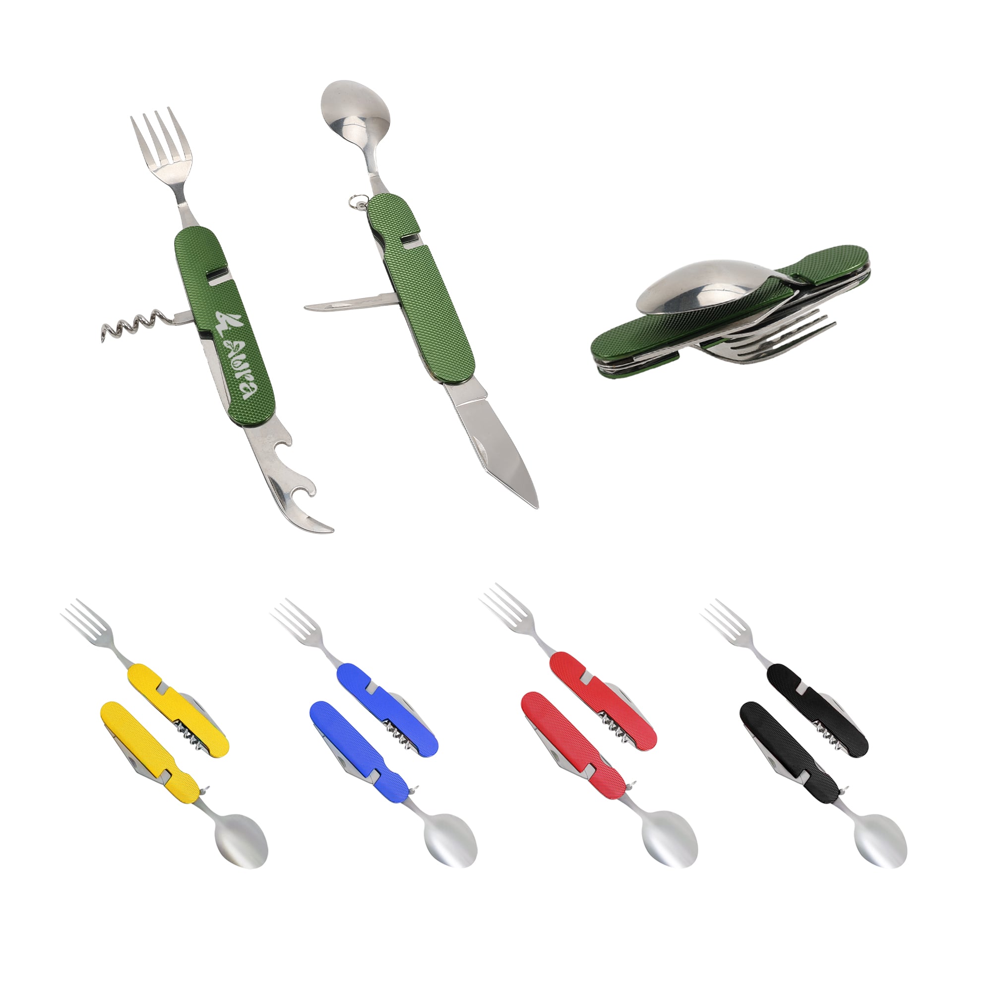 Coloured Hardware Camping Cutlery Tool
