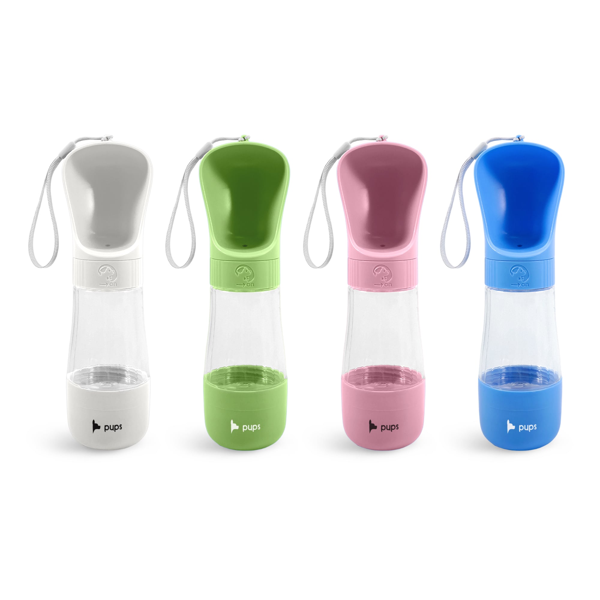 Pet Water Bottle with Food Container