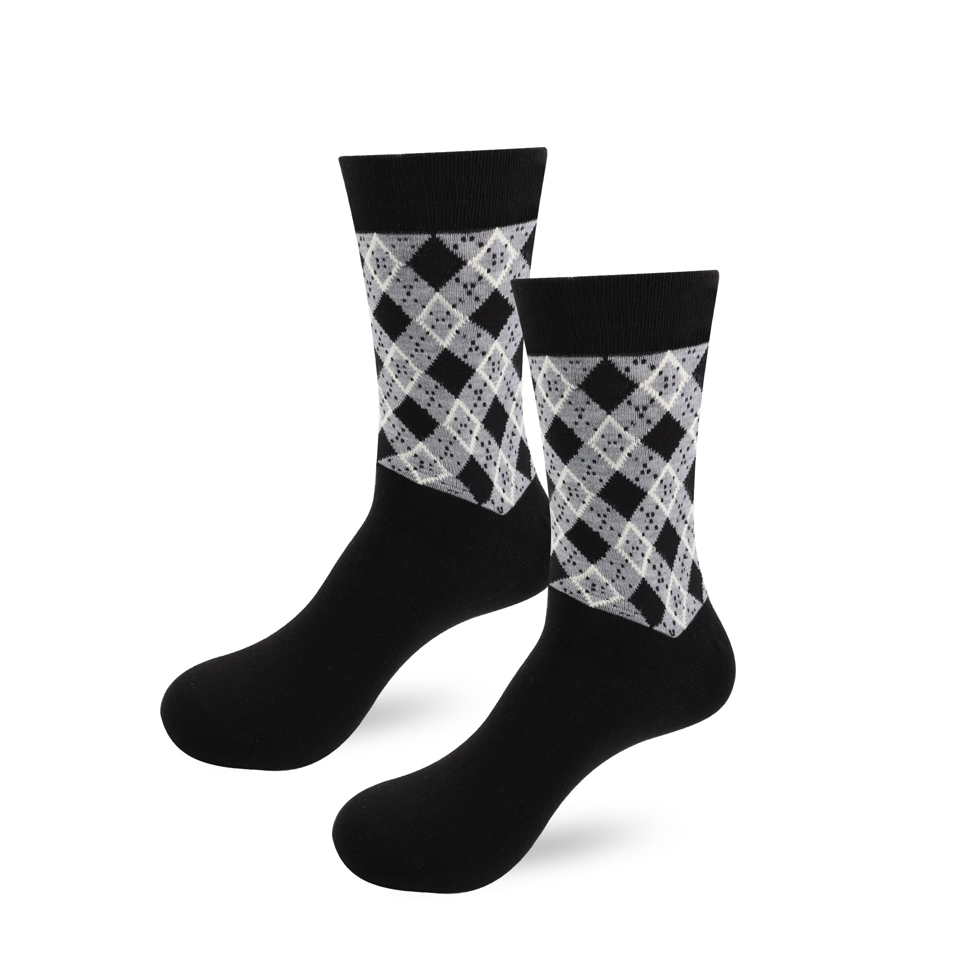 Crew Custom Pattern Woven Bamboo Socks - With Towel Bottom